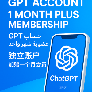 GPT-4o Plus 成品账号｜自带一个月会员｜支持多国语言 | 可自行修改邮箱密码